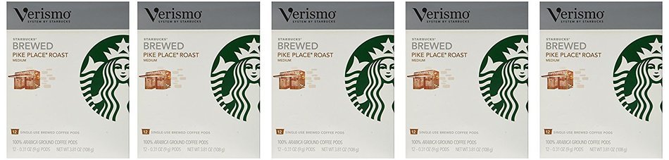 Starbucks Verismo Pike Place Coffee - 60 Pods