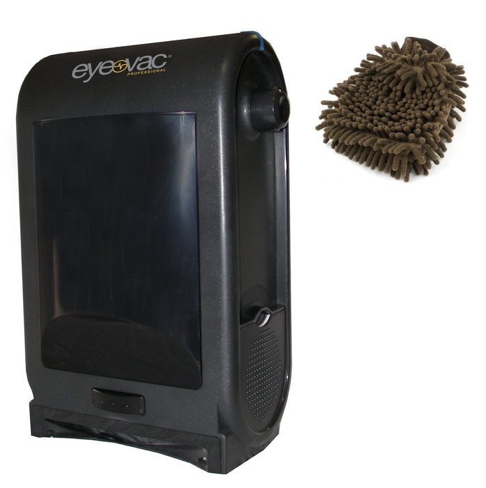 Eye-Vac Evpro Professional Touchless Stationary Vacuum (Complete Set) w/ Gift: Premium Microfiber Cleaner N2