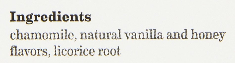 Bigelow Chamomile Vanilla Herbal Tea With Honey, 20 Count (Pack of 6)