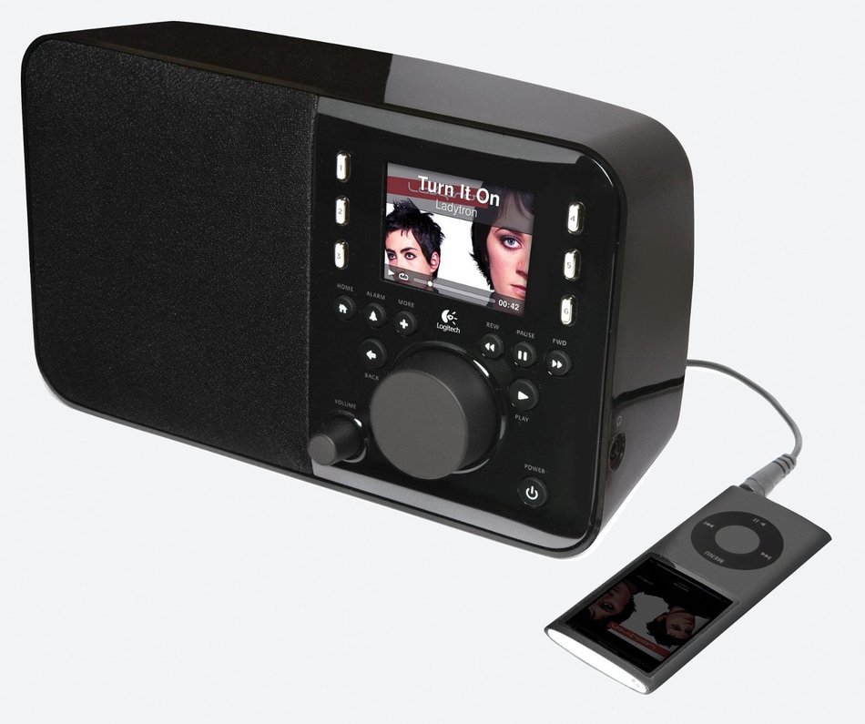 Logitech Squeezebox Radio Music Player with Color Screen (Red) (Discontinued by Manufacturer) N6