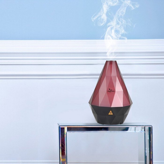 Euleven Aromatherapy Essential Oil Diffuser Portable Ultrasonic Diffusers with Color LED Lights Changing for Home... N5