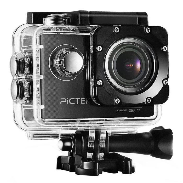 Action Camera, Pictek Wifi Waterproof Sports Action Camera, 2.0inch 12MP 1080P HD Video Camera with 170 Wide Angle... N2