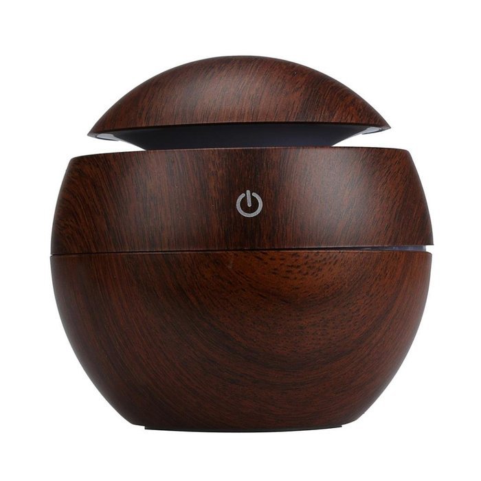 Muangan 130ml LED Aroma Ultrasonic Humidifier USB Essential Oil Diffuser Air Purifier (Yellow) N14