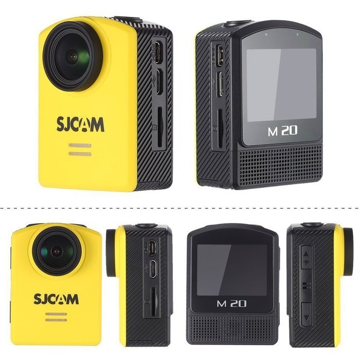 SJCAM M20 Action Camera Wifi Mini Sports Cam Chipset Novatek 96660 (4K/2880*2160,Gyro,166&iexcl;&atilde;A+HD Wide Angle, Adjustable... N3