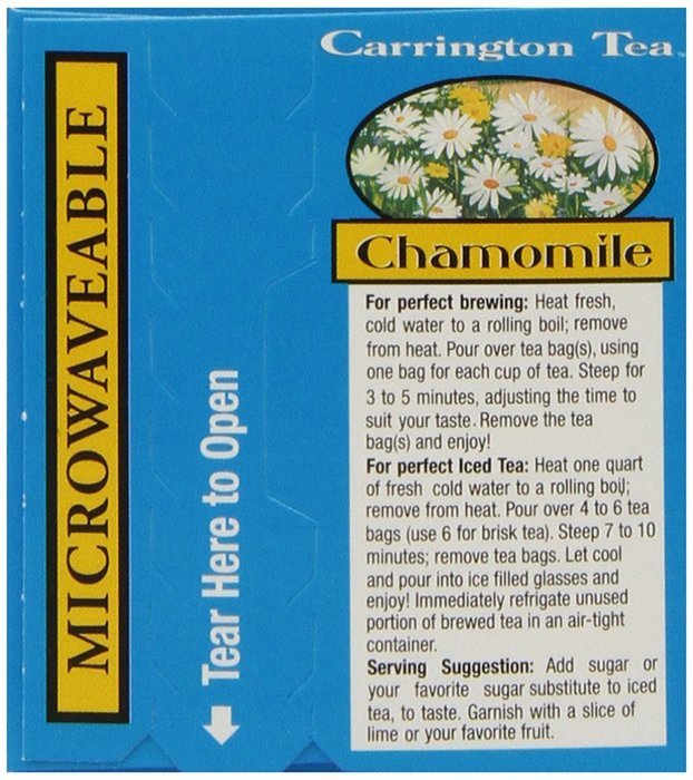 Carrington Tea, Peppermint, 20 Tea Bags (Pack of 6) N4