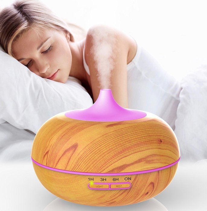 New 2016 Modern Zen House Aromatherapy Essential Oil Diffuser, Ultrasonic Whisper-Quiet Humidifier Aromatherapy... N5
