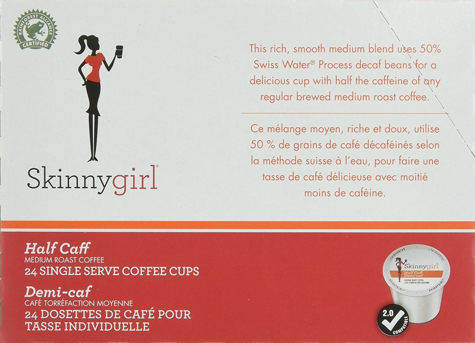 Skinnygirl Half Caff Coffees, 24 Count N4