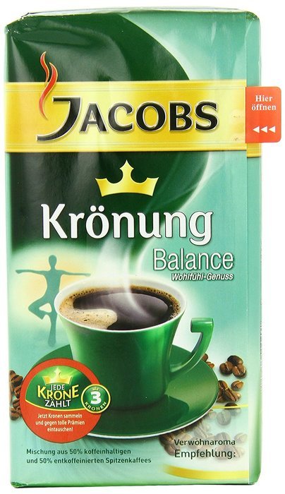 Jacobs Coffee Kronung Balance, Net Wt 17.6 Oz (Pack of 3) N3