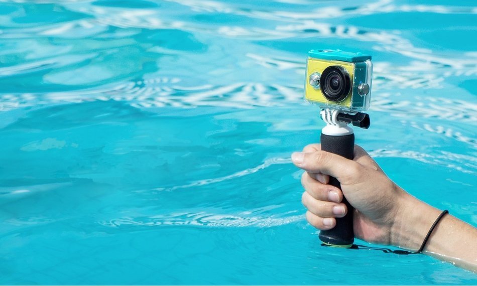 YI Action Camera Underwater Accessory Bundle Waterproof Case Floating Grip N3