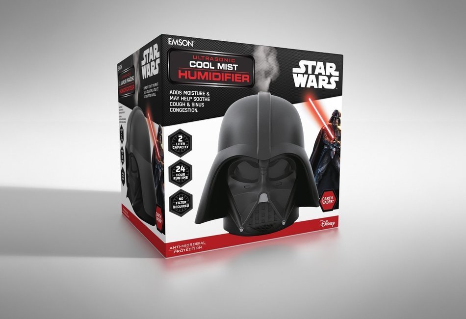 Star Wars Darth Vader Capacity Ultrasonic Cool Mist Humidifier, 2 L N4