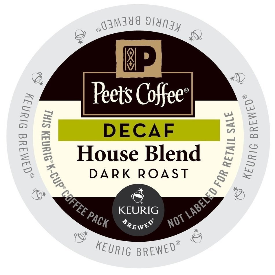 Peet&rsquo;s House Blend Decaf 120 Single Cups N2