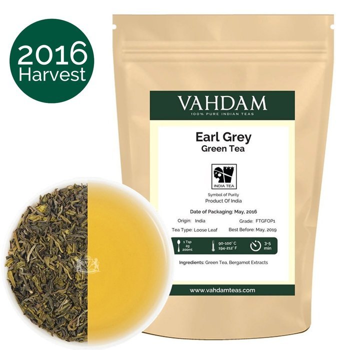 Earl Grey Tea - Premium Tea Blend, Fruity & Citrusy, 100% Natural Ingredients, Garden Fresh Black Tea with Rich... N12