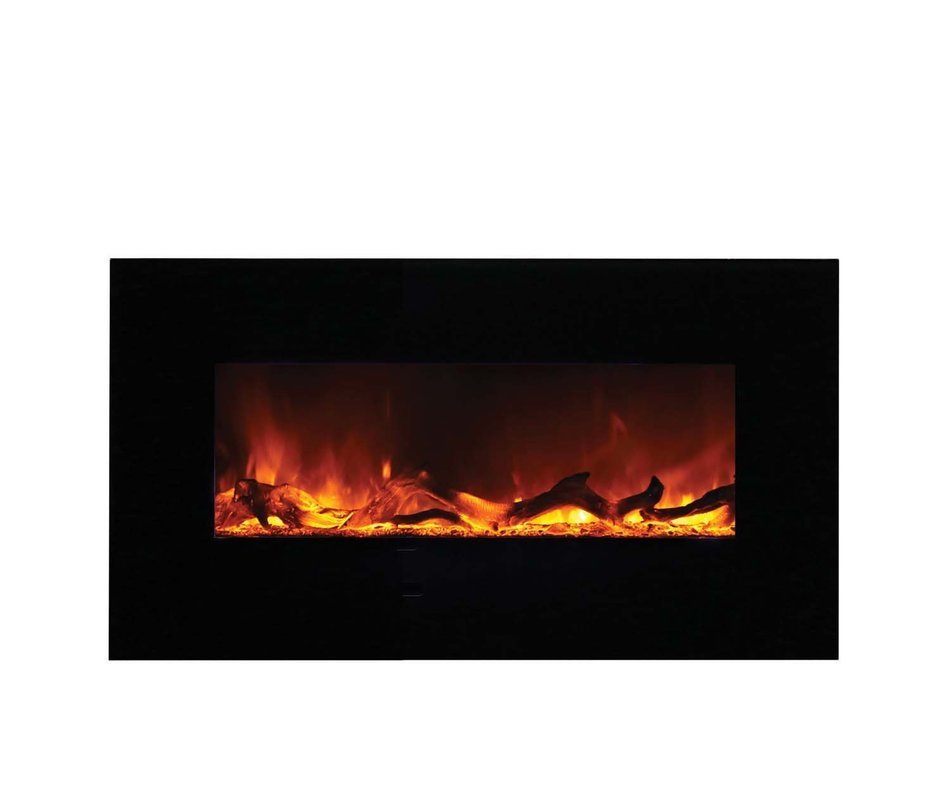 Amantii Wall Mount / Flush Mount Series Electric Fireplace with Ice Media Kit, 60 Inch N10