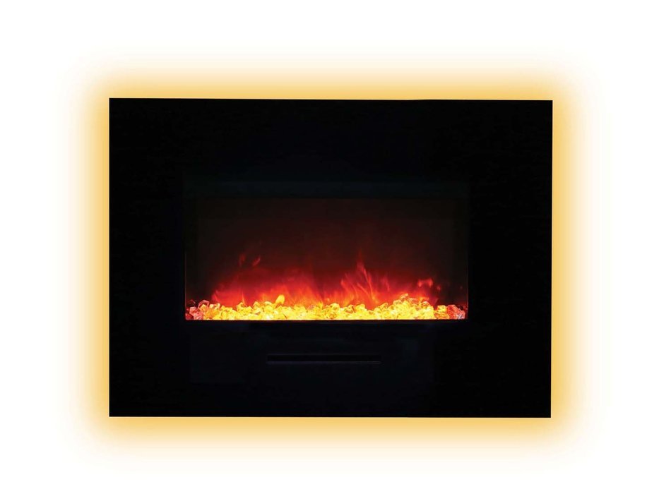 Amantii Wall Mount / Flush Mount Series Electric Fireplace with Ice Media Kit, 60 Inch N12