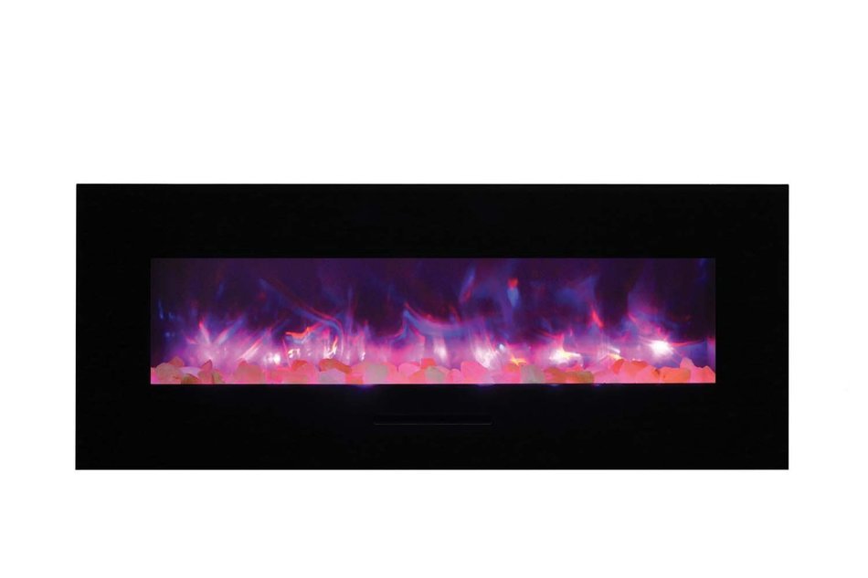Amantii Wall Mount / Flush Mount Series Electric Fireplace with Ice Media Kit, 60 Inch N15