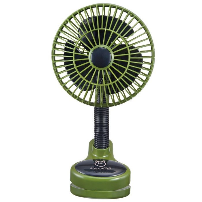 Momonga Safety Clip on fan (Green Tea) N5