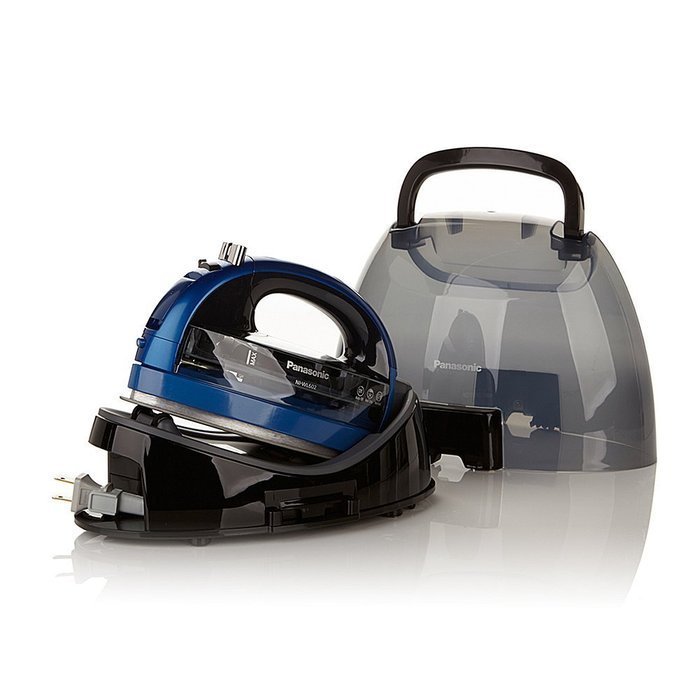 Panasonic 360&ordm; Ceramic Cordless Freestyle Iron - Metallic Blue