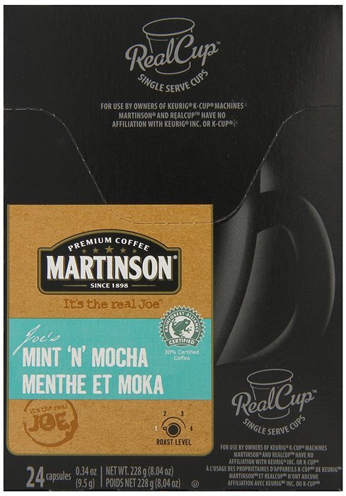 Martinson Coffee, Hazelnut Vanilla Decaf, 24 Single Serve RealCups N115