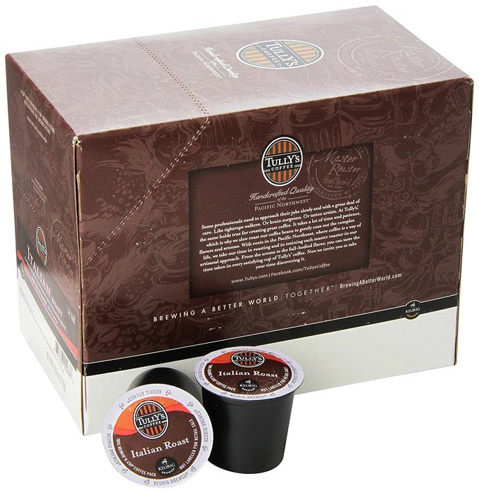 Tully's Coffee French Roast, Keurig K-Cups, 72 Count N37