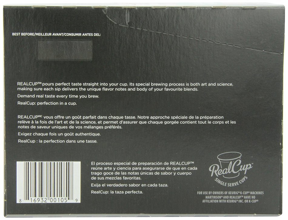 Martinson Coffee, Hazelnut Vanilla Decaf, 24 Single Serve RealCups N132