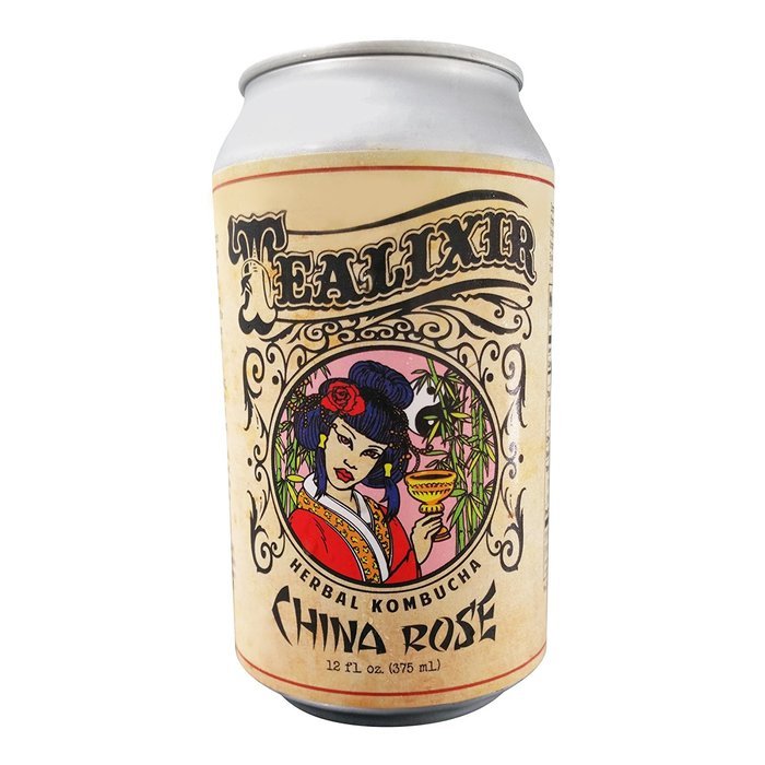 TEALIXIR HERBAL KOMBUCHA - China Rose - Inspired by Traditional Chinese Medicine, this herbal tonic features Fo-Ti... N2
