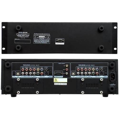 VOCOPRO TWIN-BANK Professional Multi-Format Dual Hard Drive Player