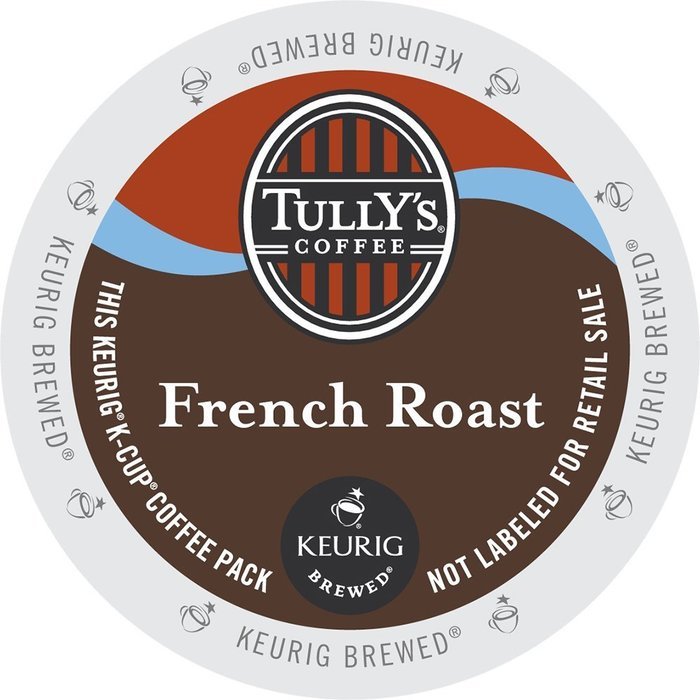 Tully's Coffee French Roast, Keurig K-Cups, 72 Count N44
