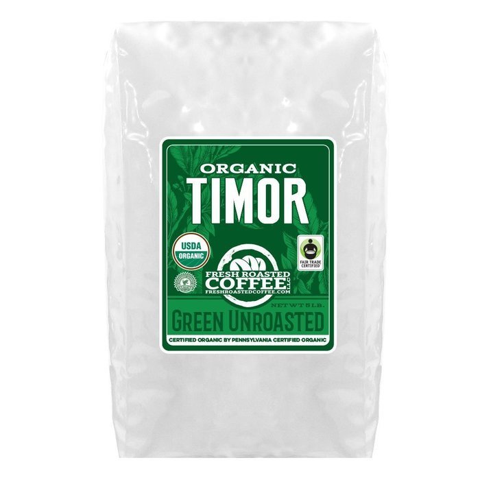 Green Unroasted Coffee, 5 Lb. Bag, Fresh Roasted Coffee LLC. (Colombian Supremo) N29