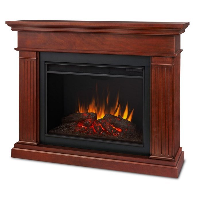 Real Flame 8070E-W Kennedy Grand Electric Fireplace, Large, White N3