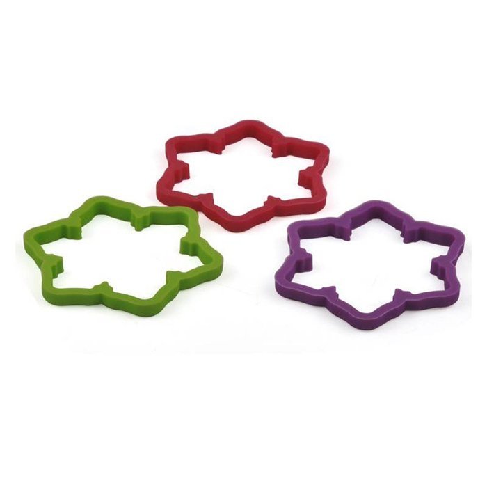 Big Size Cake Mold For Microwave&pound;&not;Silicone Omelette Pancake-Shaped Flowers Silicone Mold,set of 3 N2