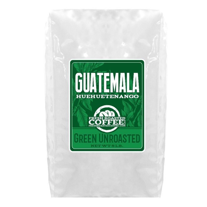 Green Unroasted Coffee, 5 Lb. Bag, Fresh Roasted Coffee LLC. (Colombian Supremo) N34