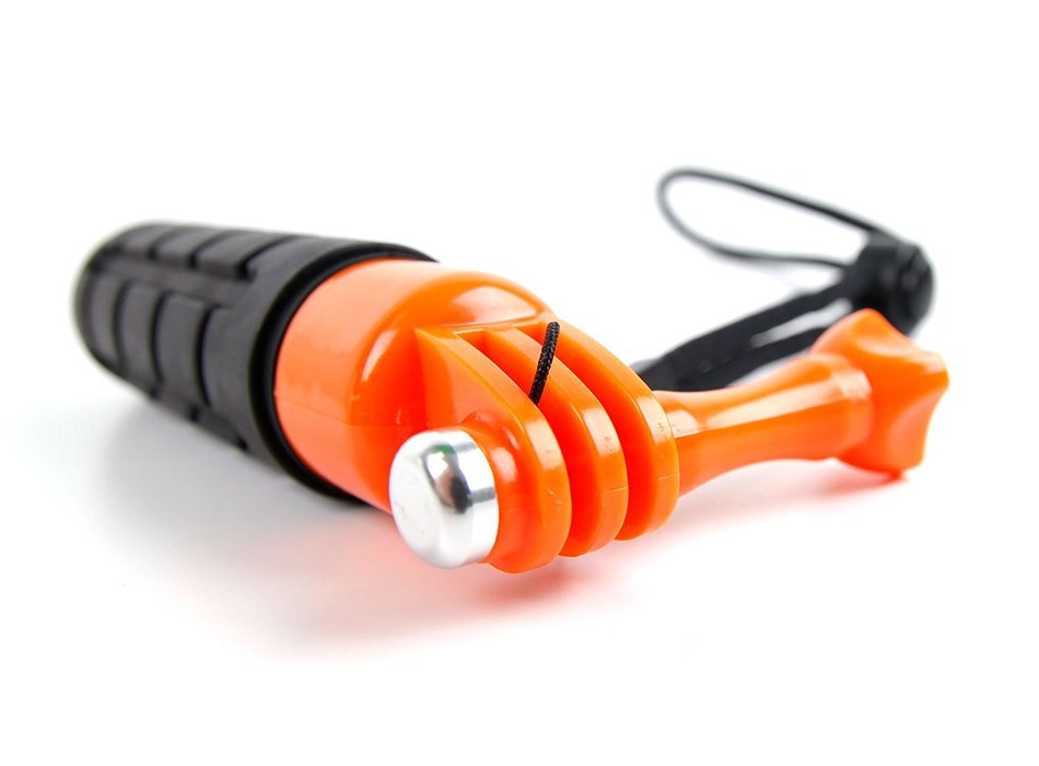 DURAGADGET Limited Edition, Waterproof Hand Grip Pole / Monopod with Wrist Strap in Black & Yellow - Compatible... N23