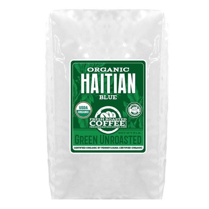 Green Unroasted Coffee, 5 Lb. Bag, Fresh Roasted Coffee LLC. (Colombian Supremo) N37