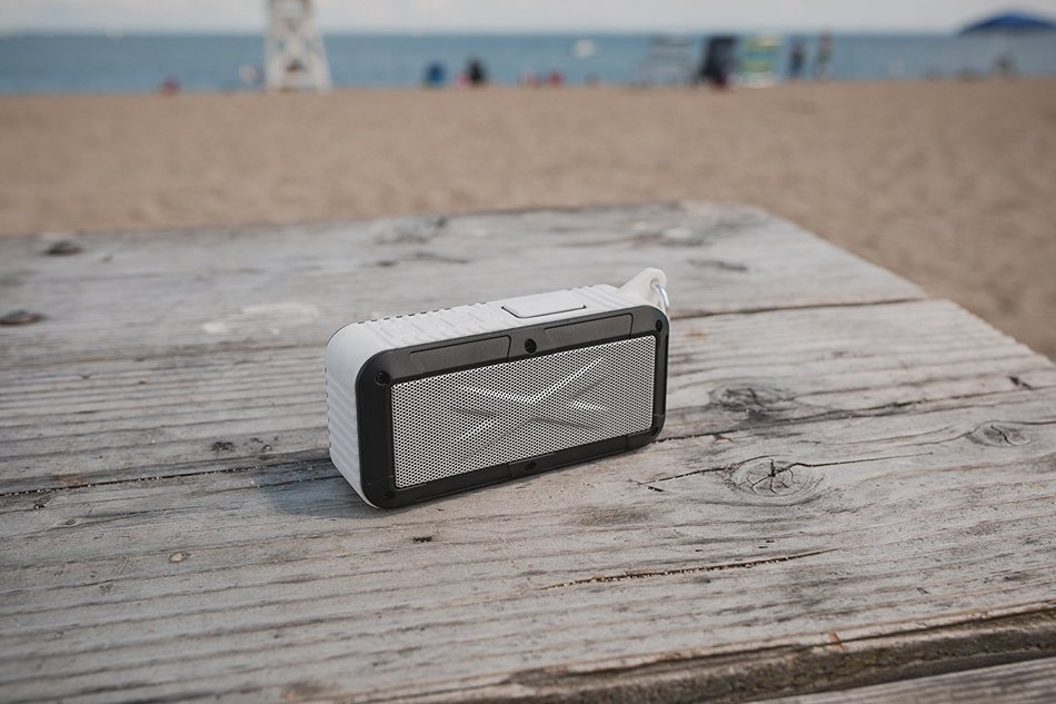 RayJam Solar Bluetooth Portable Speaker - BLUE