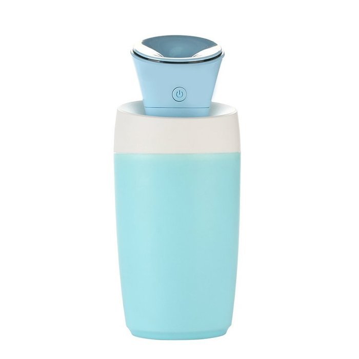 QH Silent USB Air Purifier Mini Humidifier For Office Home Car and Baby (Blue) N9