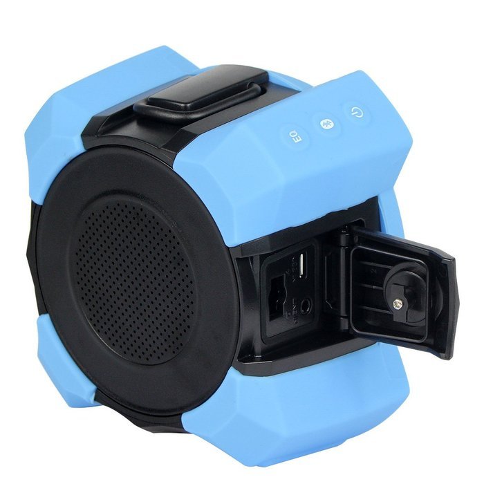 TIVDIO P-4906 Portable IPX7 Waterproof Shower Speaker with Bluetooth AUX input Built-In Microphone for Smartphone... N2