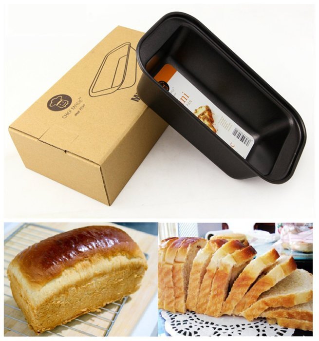 Excelity&reg; Rectangle Non-stick Toast Bread Cake Baking Pans Loaf Mould (Small)