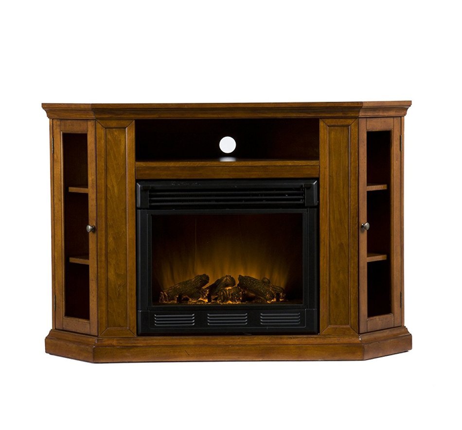 Holly & Martin Ponoma Convertible Media Electric Fireplace, BRN MAHOGANY N2