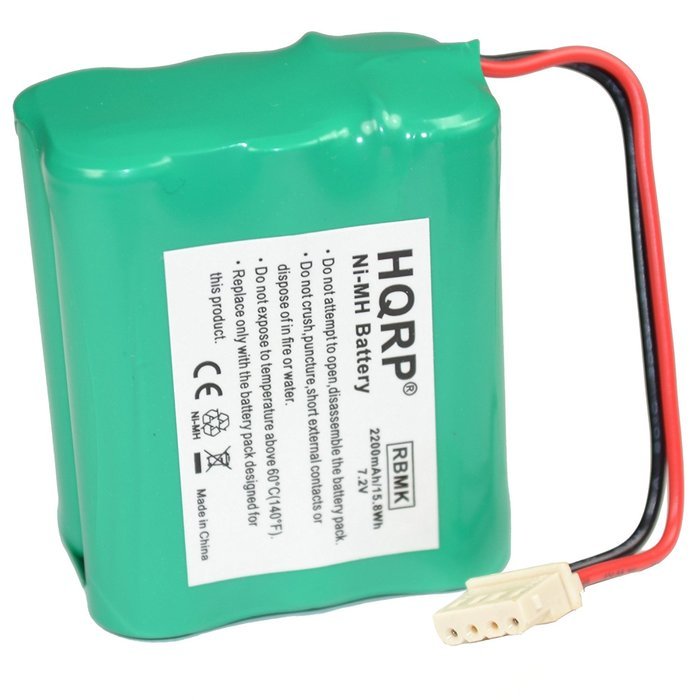HQRP 2200mAh Battery for Mint 4200 / GPHC152M07 Ultra High Capacity [Robotic Vacuum Cleaner] plus HQRP coaster
