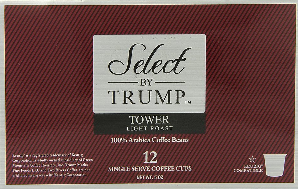 Select by Trump Tower Coffee Single-Cup Coffee for Keurig K-Cup Brewers, 12 Count N4