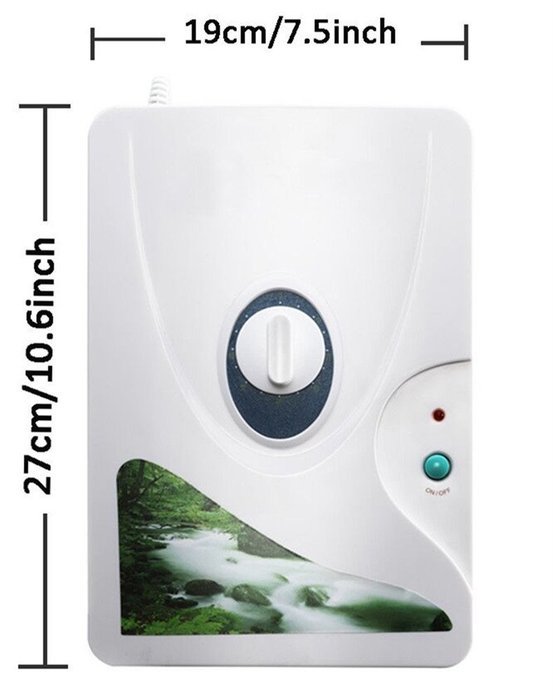FLYMEI&reg; Multifunctional Water and Air Purifier Ozone Generator with Timer for Home Office Usage - Cleaner Sterilizer... N2