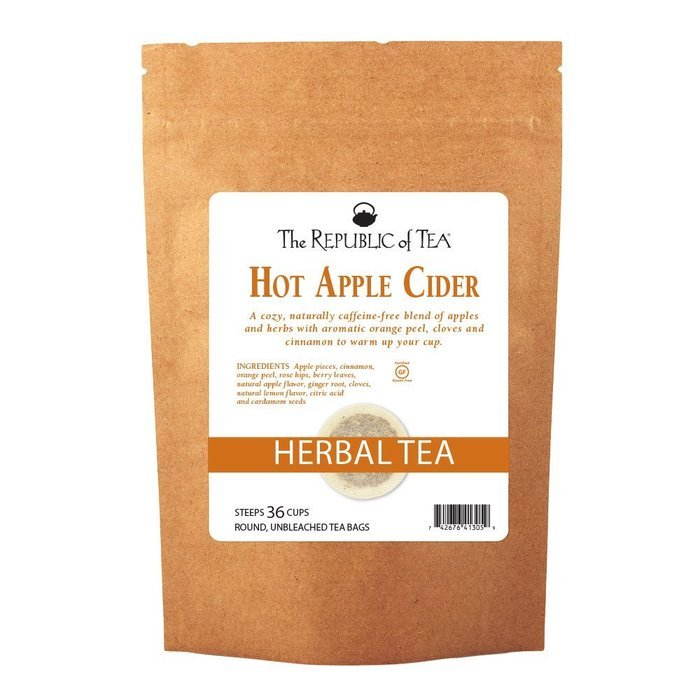 The Republic Of Tea Pumpkin Spice Black Tea, 50 Tea Bags, Autumnal Spice Blend N18