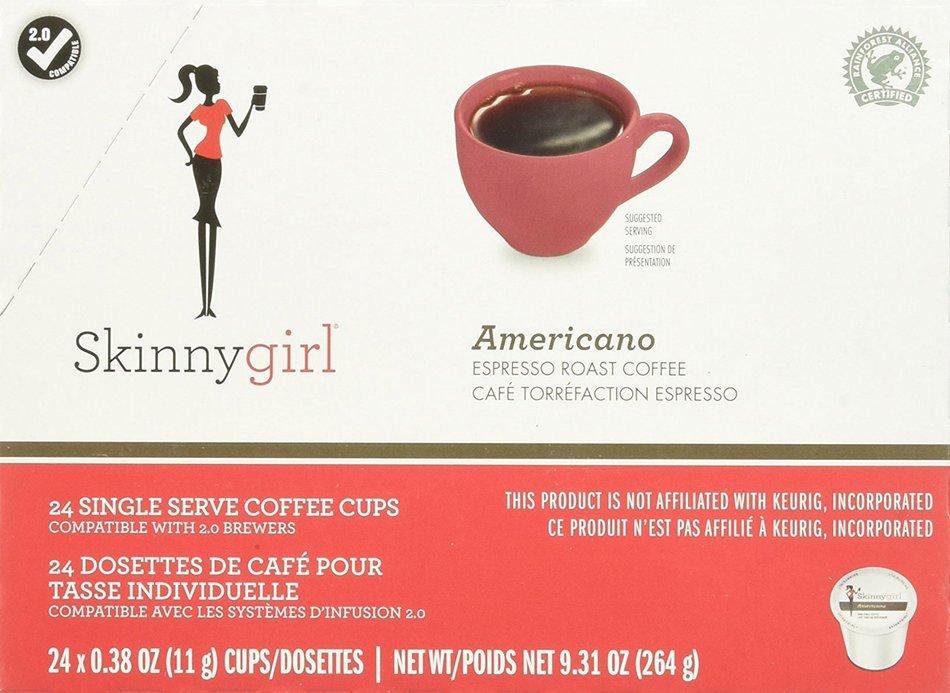 Skinnygirl Half Caff Coffees, 24 Count N8