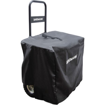 Landmann Log Rack Caddy w/ cover , Durable, Pneumatic Wheels Provide Easy Transport.