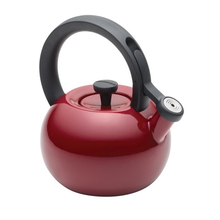 Circulon 1-1/2-Quart Circles Teakettle, Rhubarb Red N9