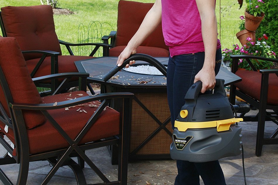 WORKSHOP Wet Dry Vac WS0250VA Compact, Portable Wet Dry Vacuum Cleaner, 2.5-Gallon Small Shop Vacuum Cleaner,...