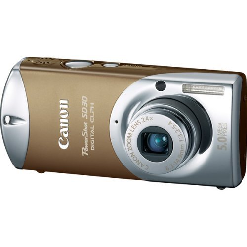 Canon Powershot SD30 5MP Digital Elph Camera with 2.4x Optical Zoom (Rockstar Red)