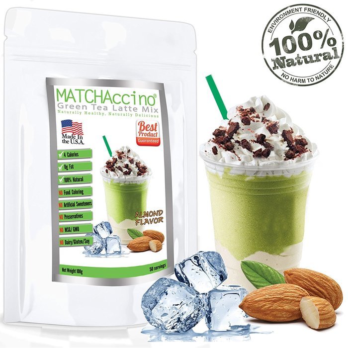 MATCHAccino - Naturally Flavored Matcha Green Tea Powder (Vanilla) N4