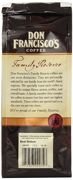 Don Francisco Hazelnut Cream Ground Coffee, 12 Ounce N2
