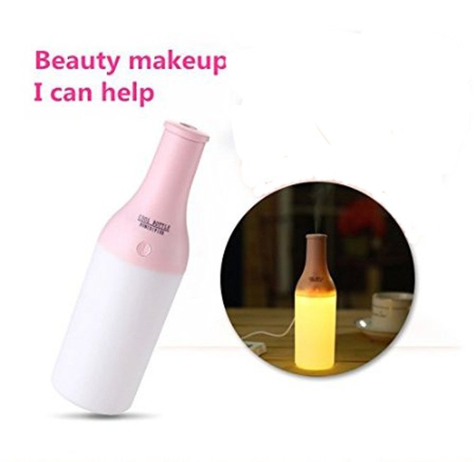 RipaFire&reg; 180ml Portable Cool Bottle Design Mini USB Ultrasonic Humidifier Atomizer Atmosphere Purifier with Nightlight... N3